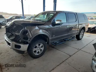2015 Ford F-150 XLT with VIN 1FTEW1EG0FKD89591, listed as a Copart auction lot 64042555 with 98,638 mi miles and Salvage title. Bid and sale history available at DreamBid. Image 1.