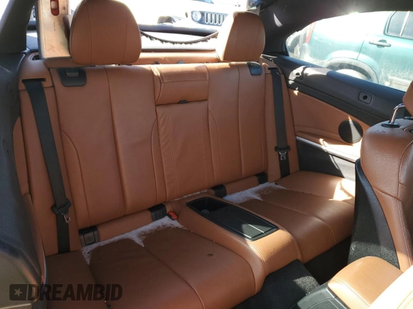 2014 BMW 4 Series 428i xDrive with VIN WBA3T1C54EPS98016, listed as a Copart auction lot 43812335 with 57,634 mi miles and Salvage Title. Bid and sale history available at carsss.com. Image 10.