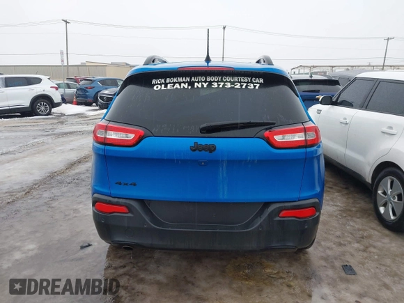 2018 Jeep Cherokee Limited with VIN 1C4PJMDB3JD570003, listed as a IAAI auction lot 41474606 with 56,433 mi miles. Bid and sale history available at carsss.com. Image 17.