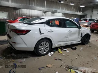 2021 Nissan Sentra S with VIN 3N1AB8BV4MY230015, listed as a Copart auction lot 51510225 with 47,204 mi miles and Salvage Title. Bid and sale history available at DreamBid. Image 3.