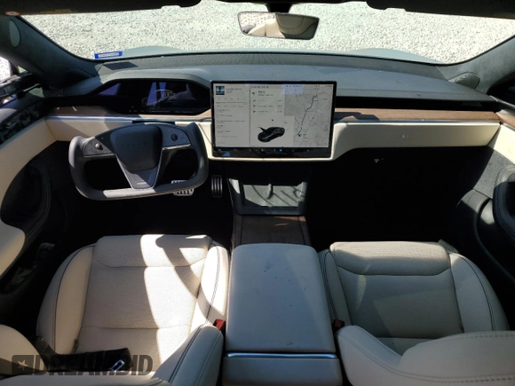 2021 Tesla Model S Plaid с VIN 5YJSA1E64MF451576, выставлен на аукционе Copart как лот 45425625 с пробегом 40 563 миль миль и Списание • Salvage title. История ставок и продаж доступна на DreamBid. Изображение 8.