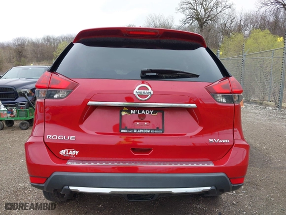 2017 Nissan Rogue SL with VIN 5N1AT2MV6HC804080, listed as a IAAI auction lot 42089037 with 80,398 mi miles. Bid and sale history available at carsss.com. Image 16.