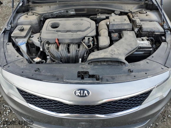 2018 Kia Optima LX with VIN 5XXGT4L32JG260953, listed as a Copart auction lot 46944115 with 75,729 mi miles and Salvage Title. Bid and sale history available at carsss.com. Image 11.