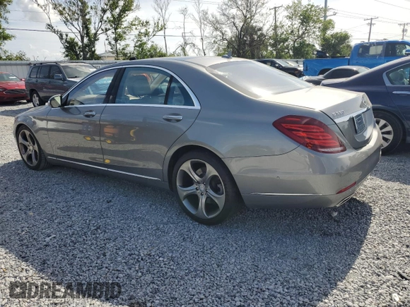 2014 Mercedes-Benz S-Class S 550 with VIN WDDUG8CB4EA055759, listed as a Copart auction lot 52003055 with 0 mi miles and Salvage Title. Bid and sale history available at carsss.com. Image 2.