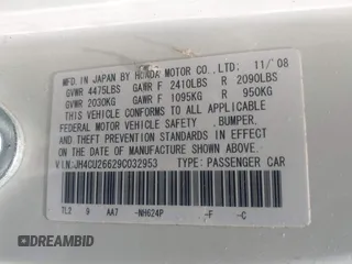 2009 Acura TSX with VIN JH4CU26629C032953, listed as a IAAI auction lot 42549823 with 236,297 mi miles and . Bid and sale history available at DreamBid. Image 9.