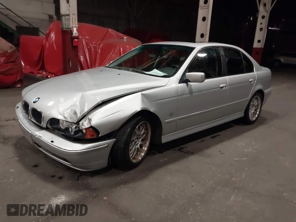 2003 BMW 5 Series 530iA with VIN WBADT63483CK43601, listed as a IAAI auction lot 41808414 with 132,050 mi miles. Bid and sale history available at carsss.com. Image 17.