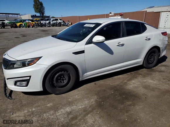 2015 Kia Optima LX with VIN 5XXGM4A72FG462962, listed as a Copart auction lot 46069875 with 150,885 mi miles and Salvage Title. Bid and sale history available at carsss.com. Image 1.