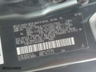 2008 Toyota Tundra 2WD Truck with VIN 5TBEV54118S480669, listed as a Copart auction lot 51691715 with 128,772 mi miles and Salvage Title. Bid and sale history available at carsss.com. Image 12.
