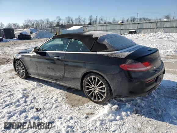 2019 Mercedes-Benz C 300 with VIN WDDWK8DB0KF795135, listed as a Copart auction lot 88027895 with 76,812 mi miles and Salvage Title. Bid and sale history available at carsss.com. Image 2.