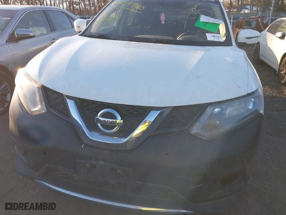 2016 Nissan Rogue SV with VIN KNMAT2MV2GP707020, listed as a IAAI auction lot 41574920 with 999,999 mi miles. Bid and sale history available at carsss.com. Image 11.