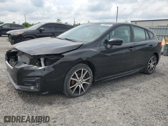 2018 Subaru Impreza with VIN 4S3GTAF65J1751579, listed as a Copart auction lot 61690535 with 77,316 mi miles and Salvage title. Bid and sale history available at DreamBid. Image 1.