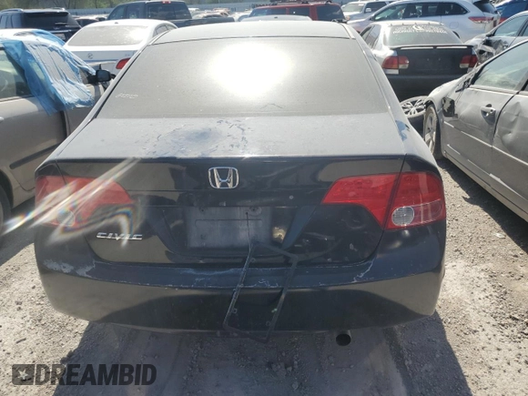 2006 Honda Civic LX z VIN 1HGFA16556L087984, wystawiony jako Copart lot #54978045 z przebiegiem 204 822 mil mil oraz Szkoda całkowita • Salvage title. Historia ofert i sprzedaży dostępna na DreamBid. Obrazek 6.