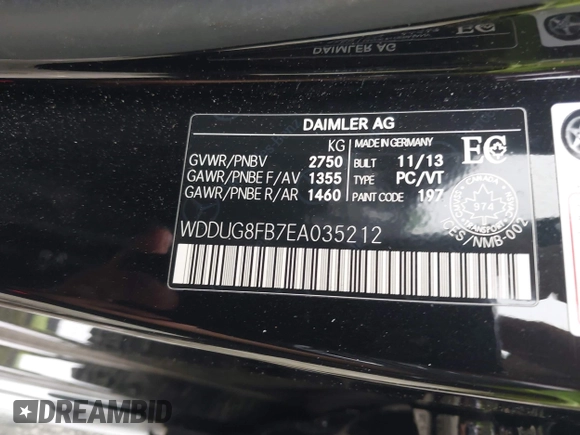2014 Mercedes-Benz S 550 z VIN WDDUG8FB7EA035212, wystawiony jako IAAI lot #42376437 z przebiegiem 126 879 mil mil oraz . Historia ofert i sprzedaży dostępna na DreamBid. Obrazek 9.