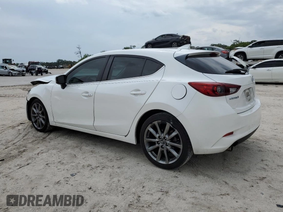 2018 Mazda 3 Touring with VIN 3MZBN1L32JM191616, listed as a Copart auction lot 50510825 with 57,547 mi miles and Salvage Title. Bid and sale history available at carsss.com. Image 2.