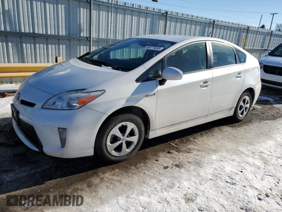 2013 Toyota Prius One with VIN JTDKN3DU6D5628047, listed as a Copart auction lot 89171655 with 150,815 mi miles and Salvage Title. Bid and sale history available at carsss.com. Image 1.