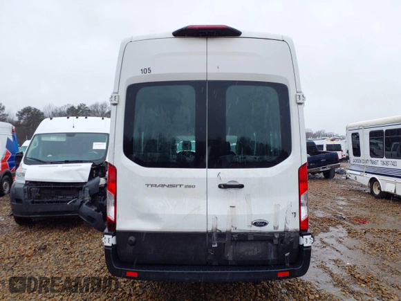 2020 Ford Transit Cargo with VIN 1FTBR3X89LKA10949, listed as a IAAI auction lot 41565082 with 156,494 mi miles. Bid and sale history available at carsss.com. Image 16.