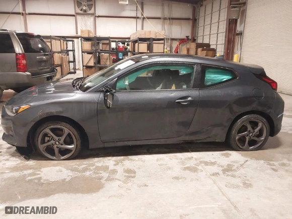2020 Hyundai Veloster 2.0 with VIN KMHTG6AF6LU030904, listed as a IAAI auction lot 41569255 with 64,544 mi miles. Bid and sale history available at carsss.com. Image 14.