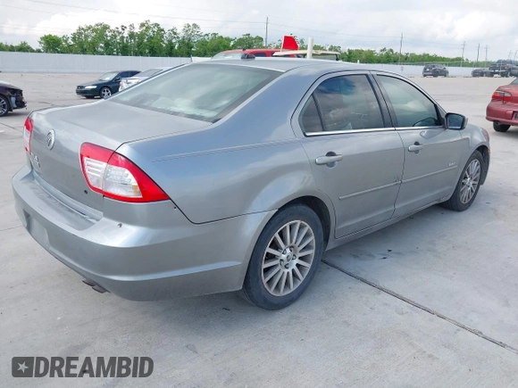 2008 Mercury Milan Premier with VIN 3MEHM08Z08R622764, listed as a IAAI auction lot 41998869 with 168,487 mi miles and . Bid and sale history available at DreamBid. Image 4.
