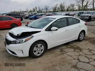 2018 Kia Forte LX with VIN 3KPFK4A76JE242548, listed as a Copart auction lot 52556265 with 107,465 mi miles and Salvage Title. Bid and sale history available at carsss.com. Image 1.