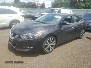 2017 Nissan Maxima SR with VIN 1N4AA6AP1HC381423, listed as a Copart auction lot 62792355 with 174,314 mi miles and Salvage title. Bid and sale history available at DreamBid. Image 1.