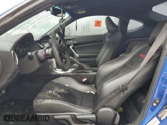 2017 Subaru BRZ Limited with VIN JF1ZCAC14H8600791, listed as a Copart auction lot 76173924 with 0 mi miles and Salvage Title. Bid and sale history available at carsss.com. Image 7.