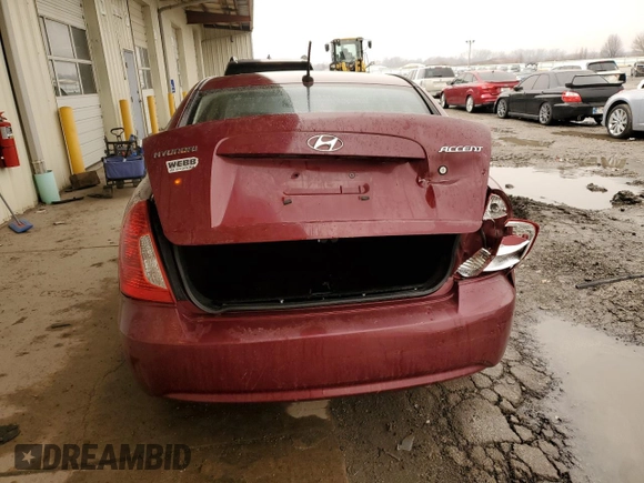2009 Hyundai Accent Auto GLS with VIN KMHCN46C89U339954, listed as a Copart auction lot 49013765 with 112,720 mi miles and Salvage Title. Bid and sale history available at carsss.com. Image 6.