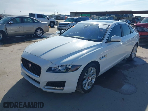 2017 Jaguar XF 35t Premium with VIN SAJBD4BV4HCY47645, listed as a IAAI auction lot 41283443 with 50,874 mi miles. Bid and sale history available at carsss.com. Image 2.