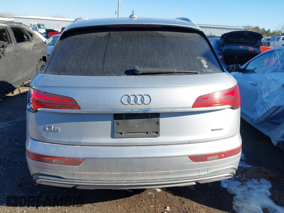 2021 Audi Q5 Premium Plus with VIN WA1BAAFY0M2013652, listed as a IAAI auction lot 41339877 with 99,523 mi miles. Bid and sale history available at carsss.com. Image 17.