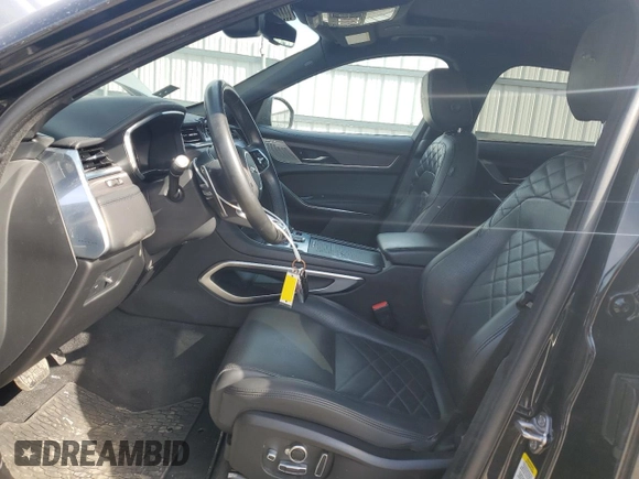 2022 Jaguar F-Pace S with VIN SADCJ2EX4NA702078, listed as a Copart auction lot 47870355 with 55,530 mi miles and Salvage title. Bid and sale history available at DreamBid. Image 7.