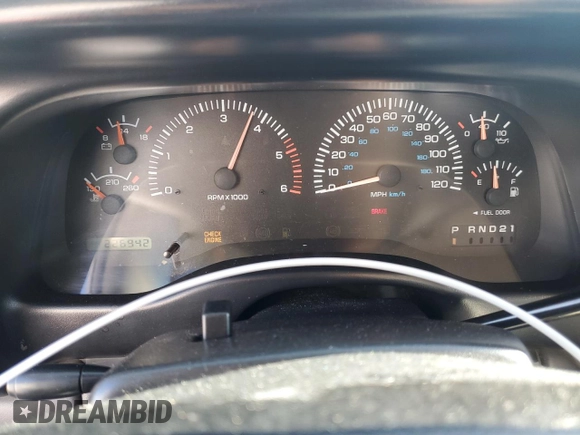 1997 Dodge Dakota z VIN 1B7GG26Y3VS174739, wystawiony jako Copart lot #49969395 z przebiegiem 226 942 mil mil oraz Nie do naprawy • Non repairable. Historia ofert i sprzedaży dostępna na DreamBid. Obrazek 9.