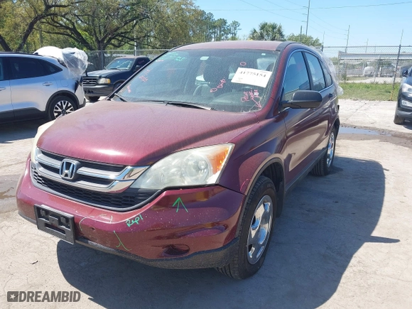 2011 Honda CR-V LX with VIN 5J6RE3H3XBL041143, listed as a IAAI auction lot 41775154 with 128,083 mi miles. Bid and sale history available at carsss.com. Image 2.