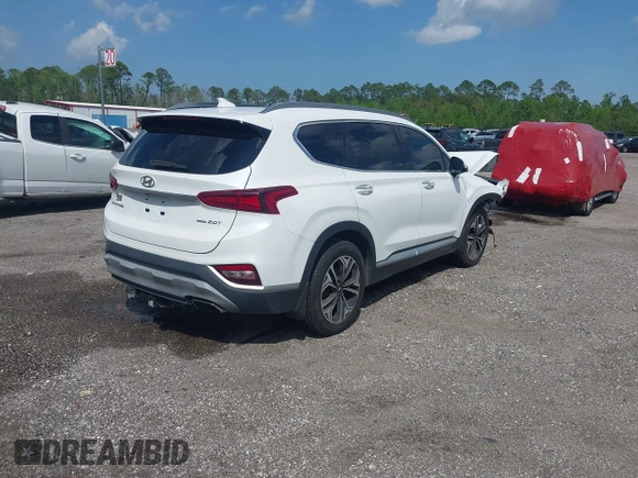 2020 Hyundai Santa Fe SEL with VIN 5NMS3CAAXLH197594, listed as a IAAI auction lot 40759270 with 88,156 mi miles. Bid and sale history available at carsss.com. Image 4.
