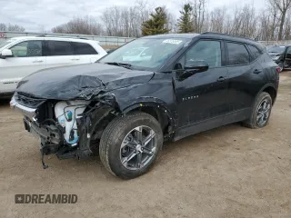 2023 Chevrolet Blazer LT z VIN 3GNKBCR42PS218123, wystawiony jako Copart lot #48378395 z przebiegiem 27 367 mil mil oraz Szkoda całkowita • Salvage title. Historia ofert i sprzedaży dostępna na DreamBid. Obrazek 1.