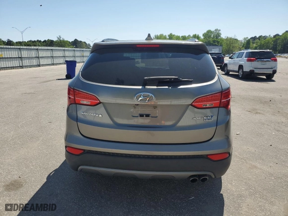 2015 Hyundai Santa Fe Sport with VIN 5XYZW4LA2FG240896, listed as a Copart auction lot 52233745 with 123,235 mi miles and Clean Title. Bid and sale history available at carsss.com. Image 6.