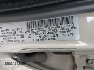2015 FIAT 500L Easy с VIN ZFBCFABH1FZ036579, выставлен на аукционе IAAI как лот 42358118 с пробегом 116 135 миль миль и . История ставок и продаж доступна на DreamBid. Изображение 9.