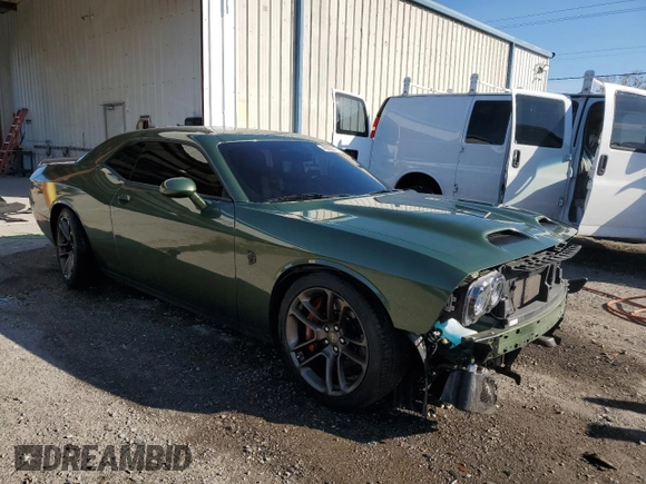 2021 Dodge Challenger SRT Hellcat with VIN 2C3CDZC94MH623112, listed as a Copart auction lot 45858015 with 17,748 mi miles and Salvage Title. Bid and sale history available at DreamBid. Image 4.
