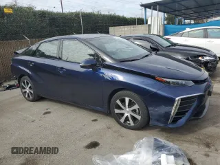 2019 Toyota Mirai with VIN JTDBVRBD6KA006509, listed as a Copart auction lot 45912985 with 29,114 mi miles and Salvage title. Bid and sale history available at DreamBid. Image 4.