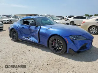2023 Toyota Supra 3.0 with VIN WZ1DB0G05PW054758, listed as a Copart auction lot 60202015 with 32,974 mi miles and Salvage title. Bid and sale history available at DreamBid. Image 4.