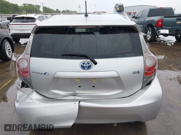 2012 Toyota Prius One with VIN JTDKDTB34C1511523, listed as a IAAI auction lot 41902739 with 68,698 mi miles. Bid and sale history available at carsss.com. Image 6.