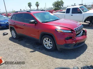 2016 Jeep Cherokee Sport z VIN 1C4PJLAB8GW216912, wystawiony jako IAAI lot #42336479 z przebiegiem 104 396 mil mil oraz . Historia ofert i sprzedaży dostępna na DreamBid. Obrazek 1.