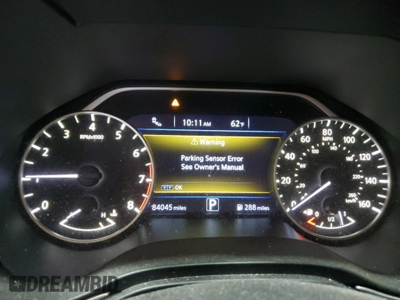 2016 Nissan Maxima S with VIN 1N4AA6AP7GC387631, listed as a Copart auction lot 58959455 with 84,045 mi miles and Salvage title. Bid and sale history available at DreamBid. Image 9.