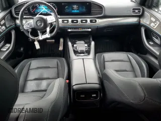 2021 Mercedes-Benz GLE 53 AMG with VIN 4JGFB6BEXMA270011, listed as a Copart auction lot 47779205 with 27,292 mi miles and Salvage title. Bid and sale history available at DreamBid. Image 8.