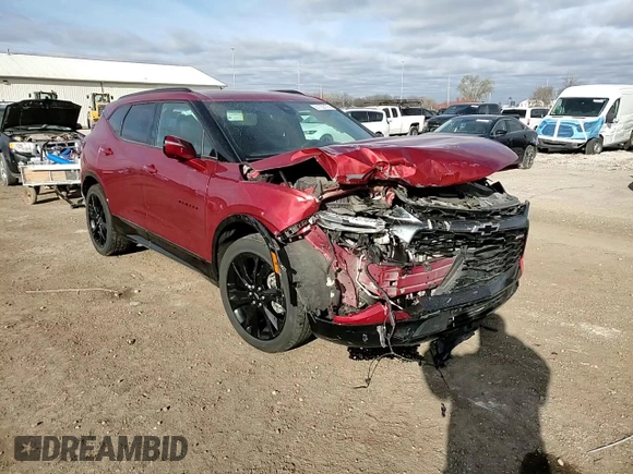 2021 Chevrolet Blazer RS with VIN 3GNKBKRS8MS554301, listed as a Copart auction lot 51752175 with 60,475 mi miles and Salvage title. Bid and sale history available at DreamBid. Image 11.