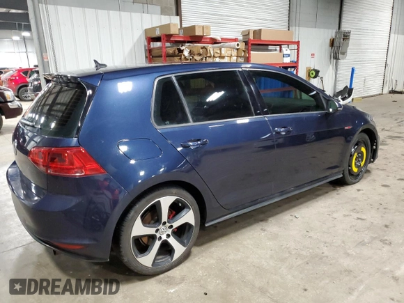 2017 Volkswagen Golf GTI S with VIN 3VW5T7AU9HM001239, listed as a Copart auction lot 39484904 with 84,472 mi miles and Salvage Title. Bid and sale history available at carsss.com. Image 3.