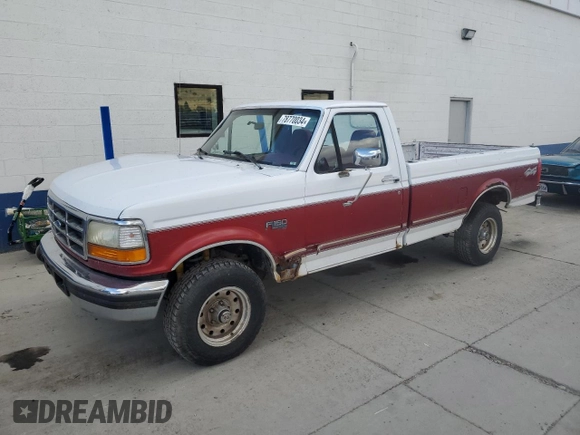 1996 Ford F-150 with VIN 1FTEF14H1TLB15980, listed as a Copart auction lot 78770034 with 0 mi miles and Clean Title. Bid and sale history available at carsss.com. Image 1.
