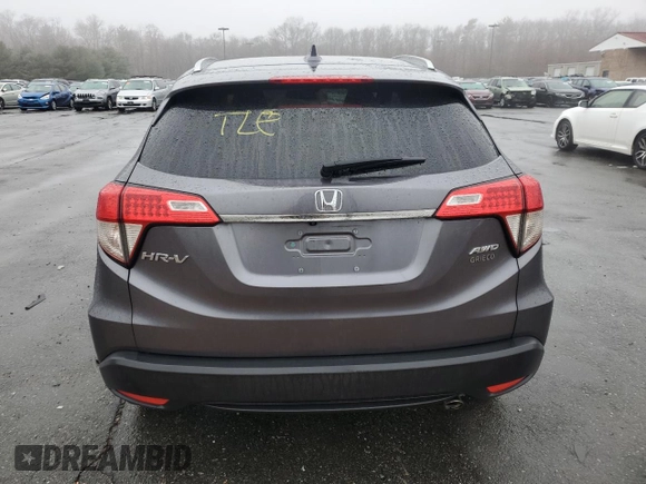 2022 Honda HR-V EX with VIN 3CZRU6H56NM729052, listed as a Copart auction lot 42861705 with 36,526 mi miles and Salvage Title. Bid and sale history available at DreamBid. Image 6.