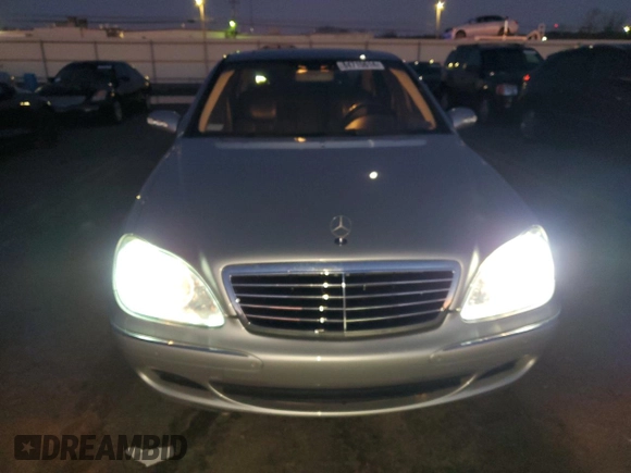 2003 Mercedes-Benz S-Class 5.0L with VIN WDBNG75J23A355910, listed as a Copart auction lot 84715614 with 117,468 mi miles and Salvage Title. Bid and sale history available at carsss.com. Image 5.