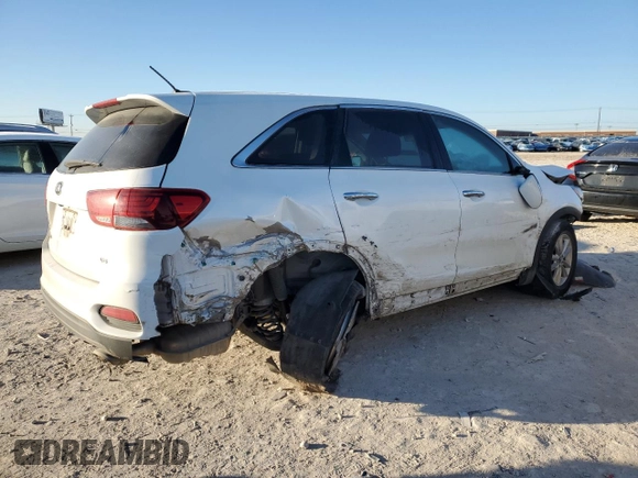 2019 Kia Sorento S with VIN 5XYPG4A57KG478280, listed as a Copart auction lot 85922094 with 98,748 mi miles and Salvage Title. Bid and sale history available at carsss.com. Image 3.