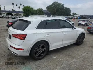 2018 Audi SQ5 Premium Plus with VIN WA1A4AFY0J2176476, listed as a Copart auction lot 53532664 with 72,600 mi miles and . Bid and sale history available at DreamBid. Image 3.