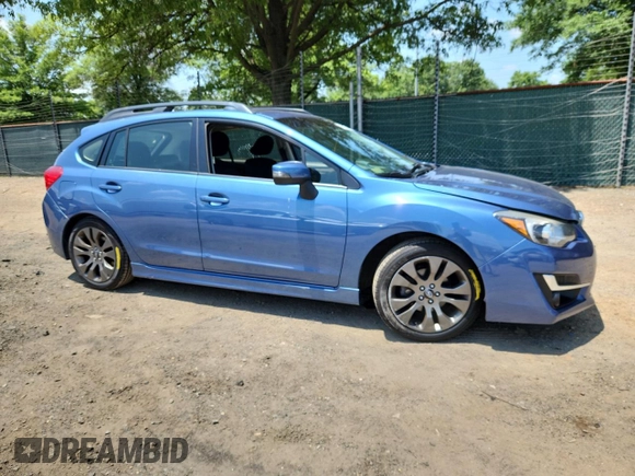 2015 Subaru Impreza Special Sports Premium with VIN JF1GPAU69F8208540, listed as a Copart auction lot 62036345 with 66,707 mi miles and Salvage title. Bid and sale history available at DreamBid. Image 4.